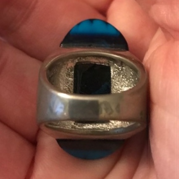 Handmade Size 7 Ring Turquoise Color - Picture 2 of 8